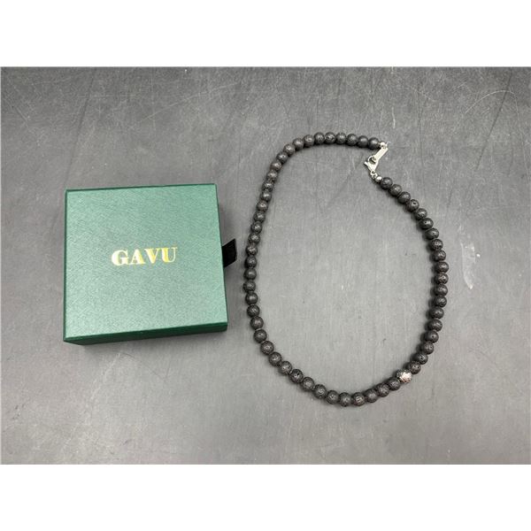 Gavu Lava Crystal Bead Necklace 50cm