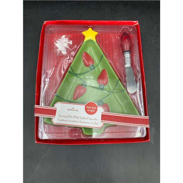 Hallmark Serving Dish with Lighted Spreader