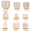 Image 3 : kingdalux Packing Cubes for Suitcases 9 Set, Compression Storage Travel Luggage Organizers, with Toi