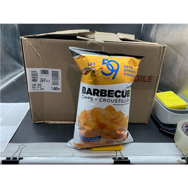 59th Street Barbecue Potato Chips (16 x 140g)