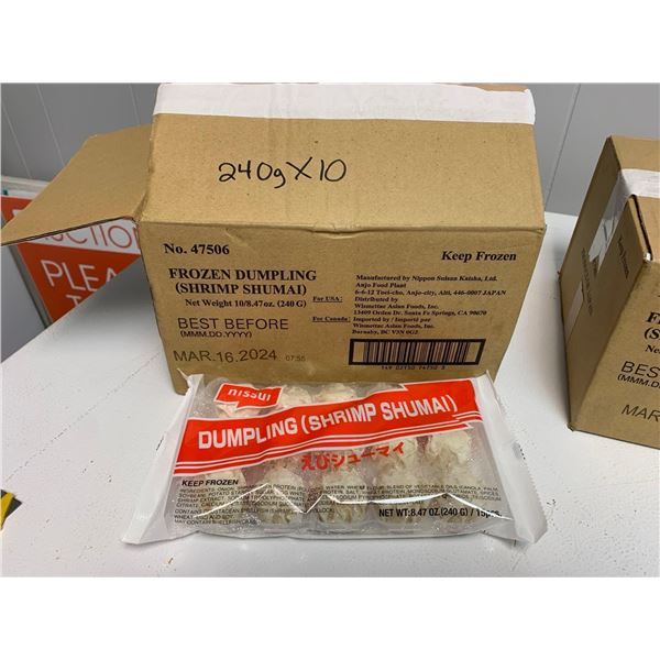 FROZEN Dumpling Shrimp Shumai 10 Packs x 240g
