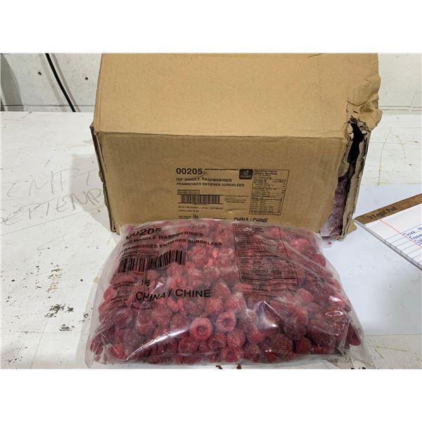 FROZEN - Alasko Whole Raspberries 5Kg