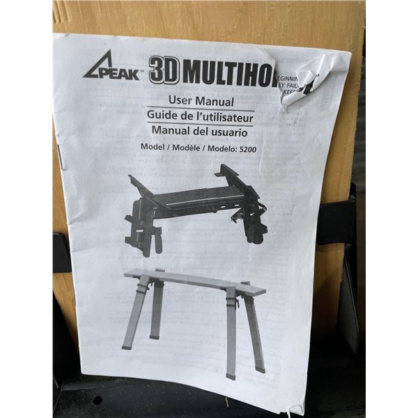 Peak 3D Multihorse, Saw Horse Brackets with 2"x8"