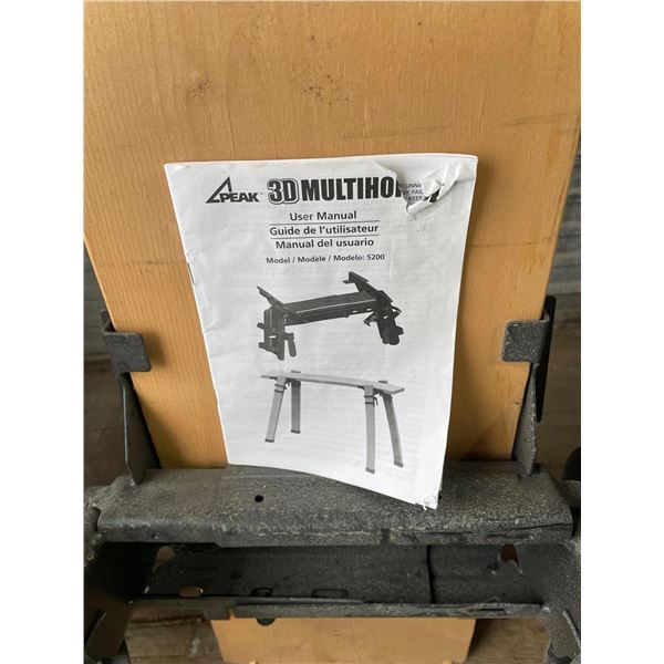 Peak 3D Multihorse, Saw Horse Brackets with 2"x10"