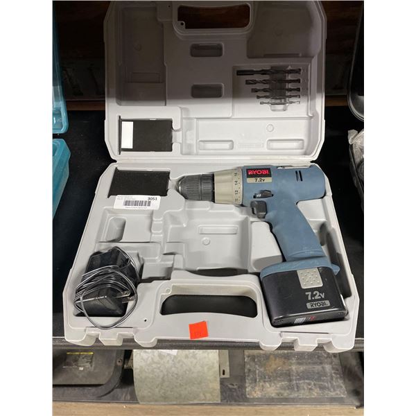 Ryobi 7.2V Cordless Drill with Charger