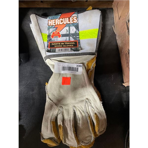 Hercules Work Gloves Size Large