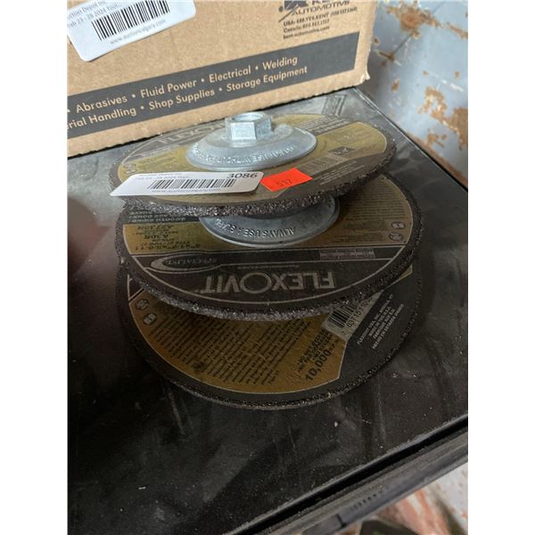 Lot of 3 FlexOvit 6" Grinding Disc