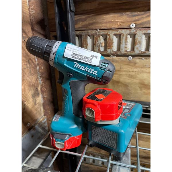 Makita 12V Cordless Drill with Charger and Extra Battery