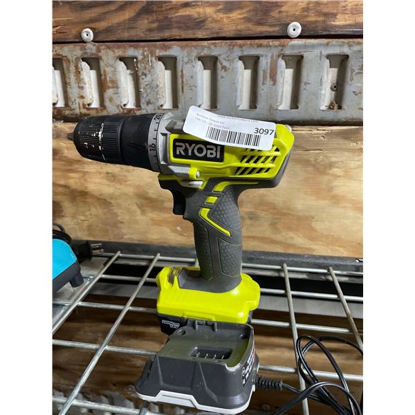 Ryobi Cordless Drill 12V Drill with Charger and Extra Battery