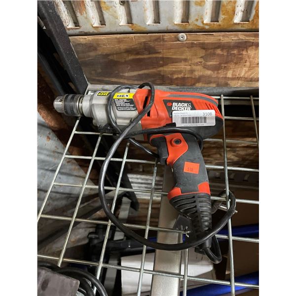 Black & Decker Corded 3/8 Drill