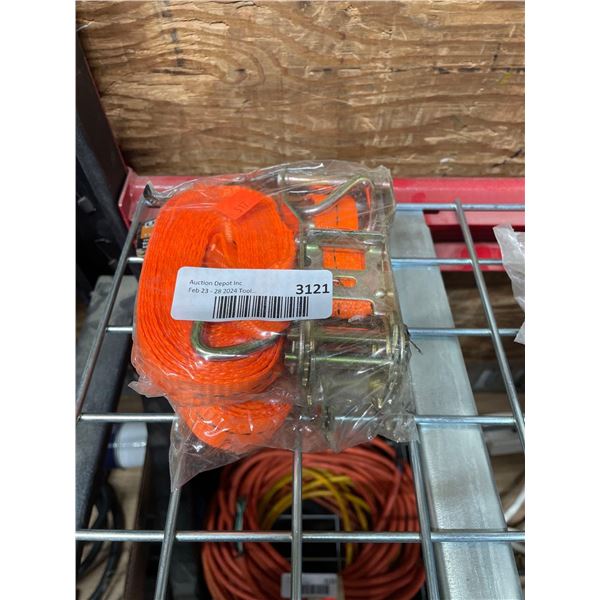 Lot of 2 Unexgh Heavy Duty Ratchet Straps