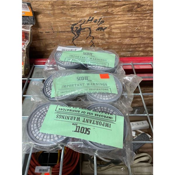 Lot of 3 Scott Cartridge Filter Pair