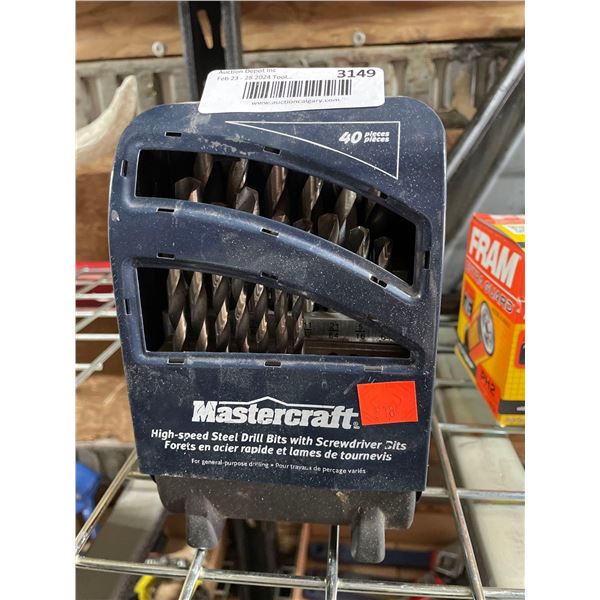 Mastercraft High-Speed Steel Drill Bit Set