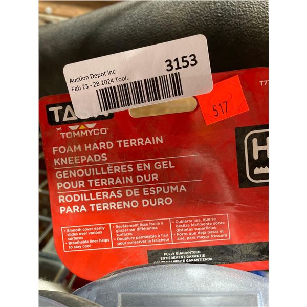 Tommyco foam hard terrain knee pads
