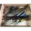 Image 1 : Box of assorted tools, files,pliers etc.