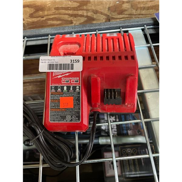 Milwaukee M/12,M18 battery charger