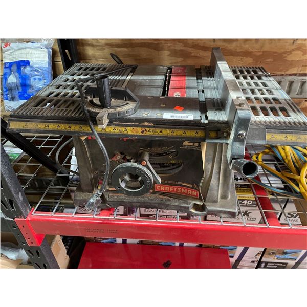 Craftsman10"  table saw 16x26" table top