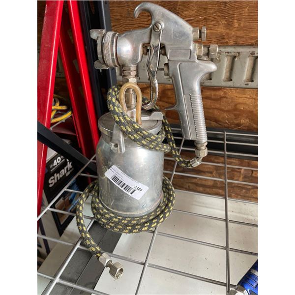 Automotive paint sprayer c/w 6 foot hose