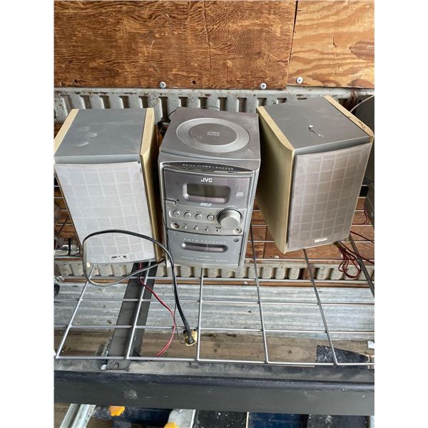 JVC mini stereo CD/cassette player and Am/Fm radio