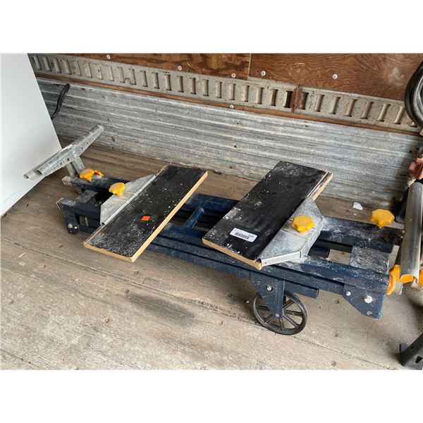 extendable work bench possibly for eavestrough