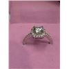 Image 1 : GRA CERTIFIED MOISSANITE VVS D RING WEIGHING AN APPROX. WEIGHT OF 1.00 CARAT WITH A SQUARE SHAPED HA