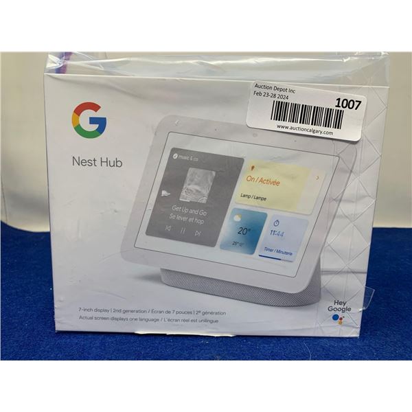 Google Nest Hub Home Control Console