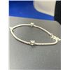 Image 3 : GRA CERTIFIED MOISSANITE VVS BRACELET WITH 3 TOTAL WEIGHT OF APPROX. 0.75 CARAT WITH 82 ROUND CUBIC 