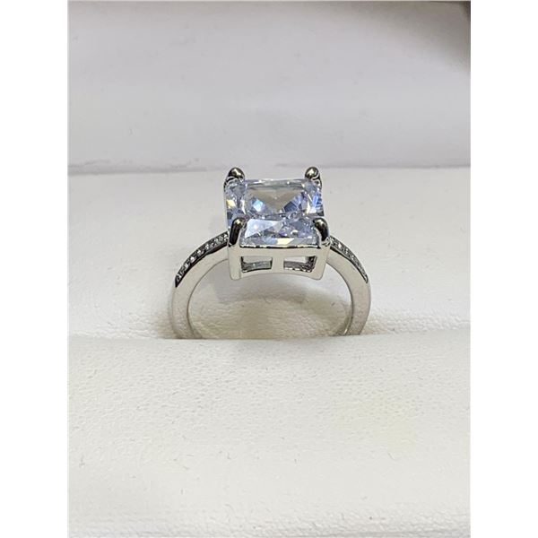 V.Wang Styled 1.0 Carat Princess Cut Solitaire engagament Ring