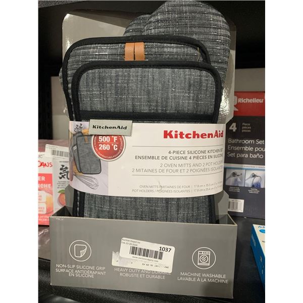 Kitchen Aid 4-Piece Silicone Kitchen Set