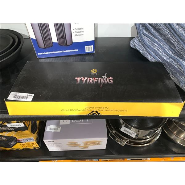 Drevo Tyrfing V2 Wired RGB Backlit Full Size Mechanical Keyboard