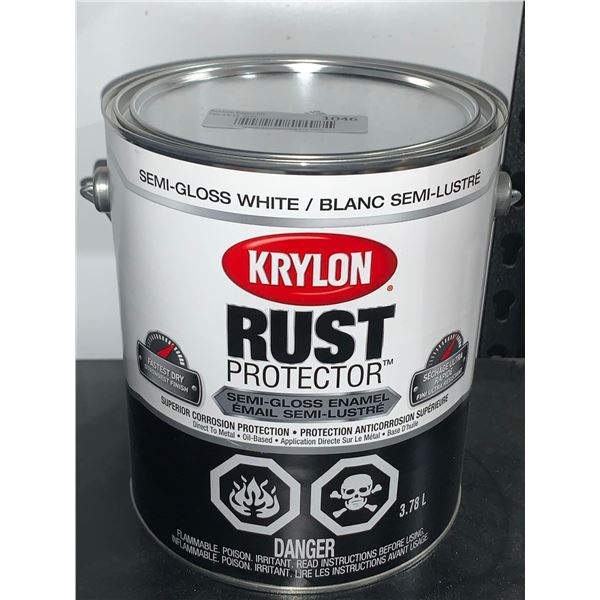 Krylon Rust Protector Semi-Gloss White 3.78L