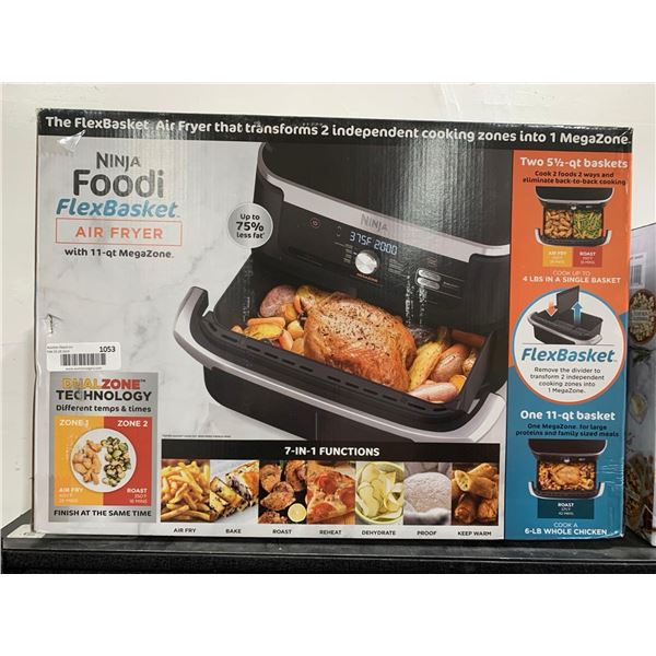 Ninja Foodi Flex Basket Air Fryer w/ 11-QT MegaZone