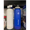 Image 1 : ThermoFlask Double Wall Vacuum Insulated Stainless Steel 2-Pack of Water Bottles, 1.2 Liter