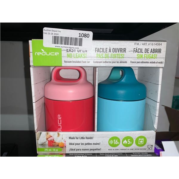 Reduce Vacuum Insulated Food Jar Set 2 x 295ml
