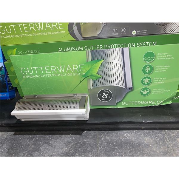 Gutterware Aluminum Gutter Protection System 10pcs x3' = 30'