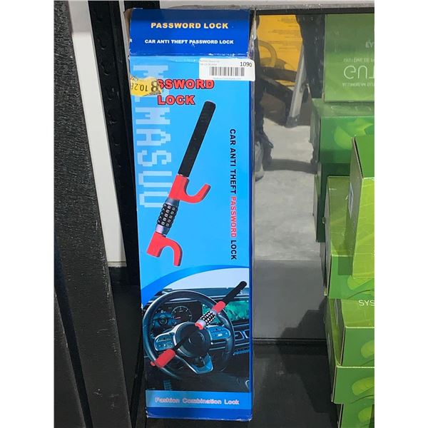 Car Anti Theft Password Lock For Steering Wheel