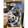 Image 1 : LEGO Star Wars Hoth at-ST Walker Building Toy for Kids with Chewbacca Mini figure and Droid Figure