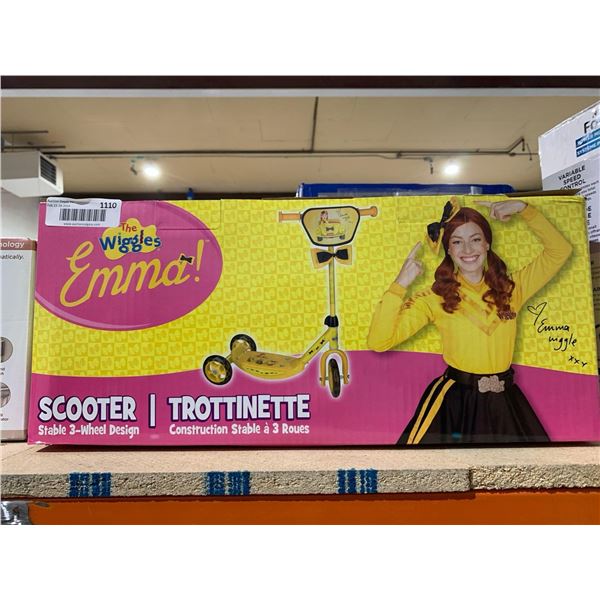 The Wiggles "Emma!" 3-wheeled scooter