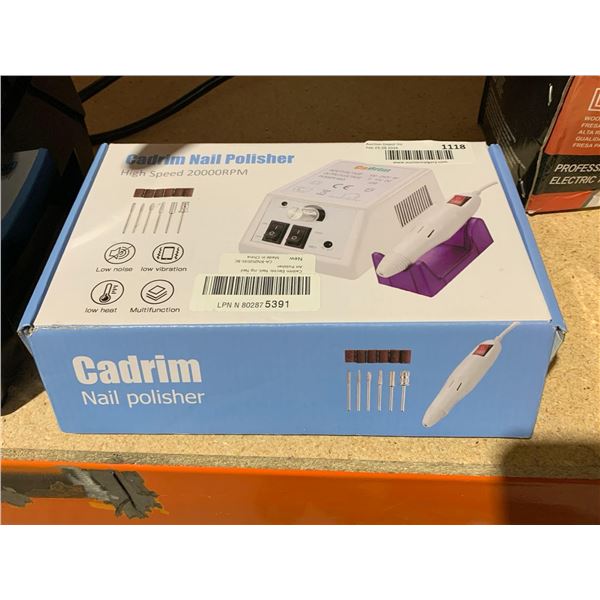 Cadrim high speed nail polisher