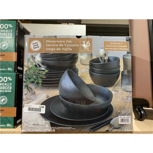 Over and Back Dinnerware Set 16pc.