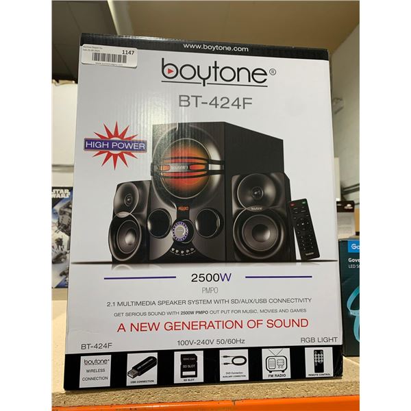 boytone BT-225FB 2.1 Multimedia Wireless Stereo 2500