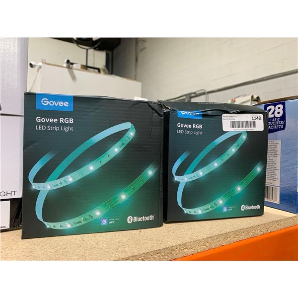 Lot of 2 Govee RGB LED Strip Lights
