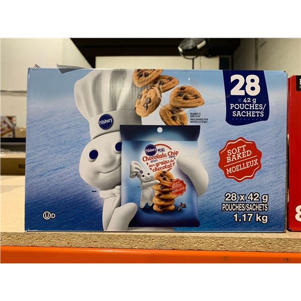 PillsburySoft Mini Chocolate Chip Cookies 28x42g