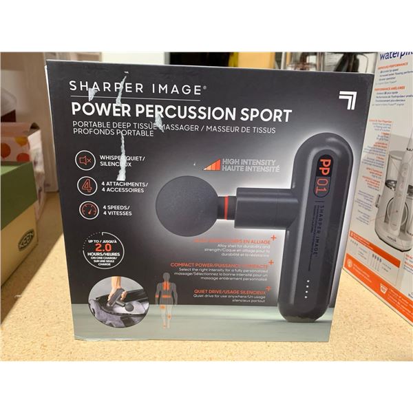 Sharper Image Power Percussion Sport Personal Massage Gun