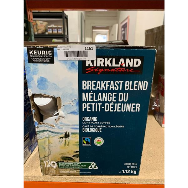 Kirkland Breakfast Blend K-Cup Coffee Pods - 120 Count
