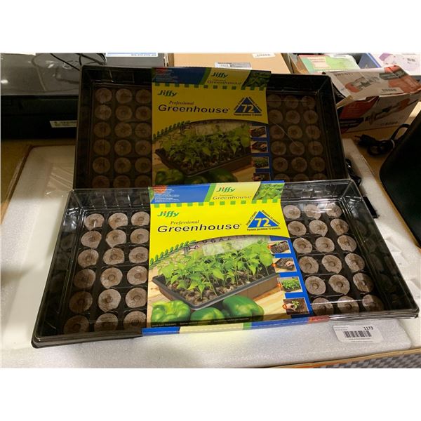 Jiffy Green House 72 Pod Planters Lot of 2