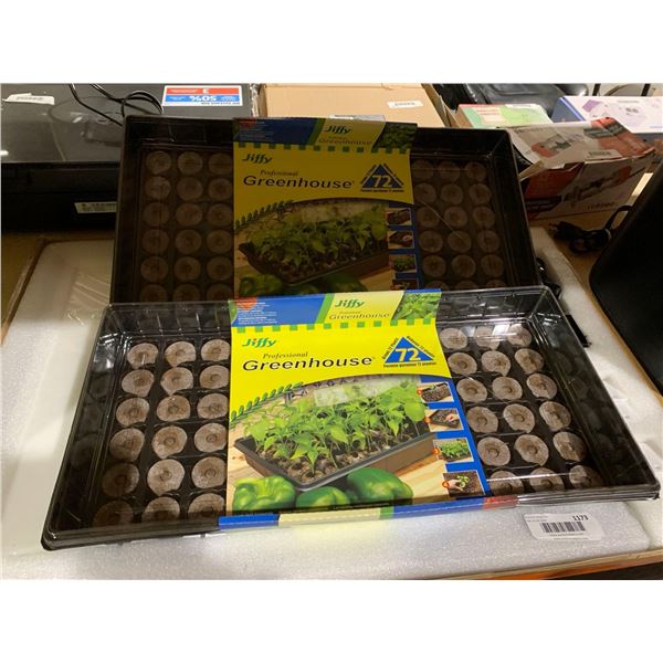 Jiffy Green House 72 Pod Planters Lot of 2