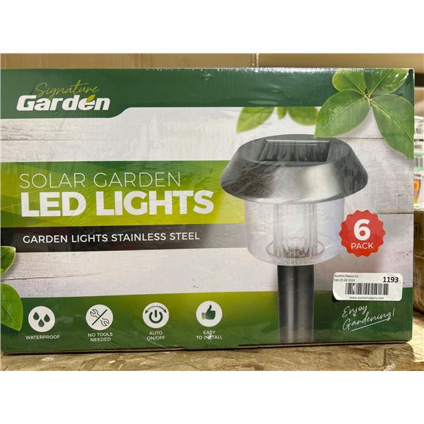 Signature Garden Solar Garden LED Lights 6 Pack