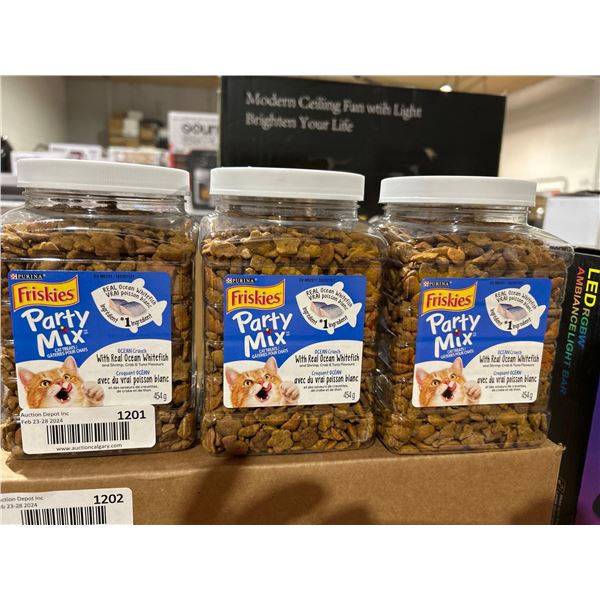 Purina Friskies Party Mix Cat Treats 3 x 454g