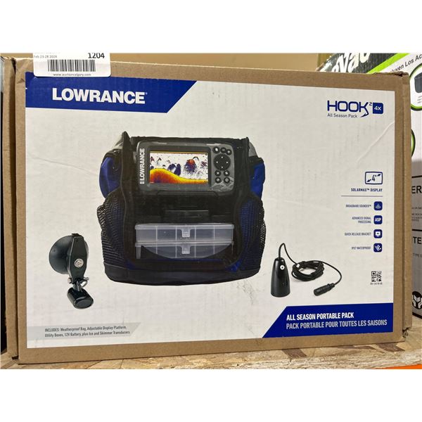 Lowrange Hook2 Fish Finder All Season Portable Pack